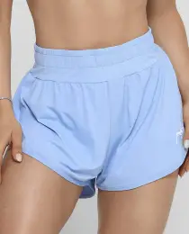 Shorts Duplo Growth Manuscrito Azul Bebe