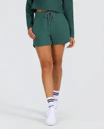 Shorts Malha Com Cadarço Growth Verde Amazônia