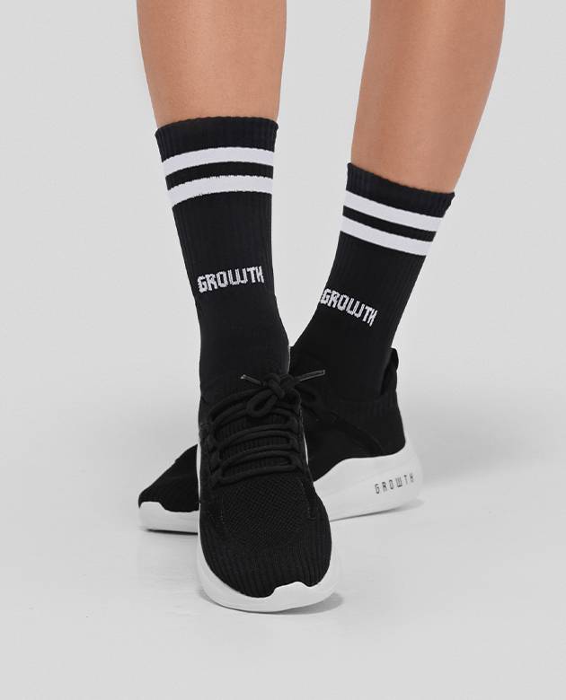 Meia Growth Range Preto