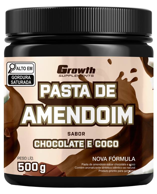 Pasta De Amendoim Sabor Chocolate E Coco 500g