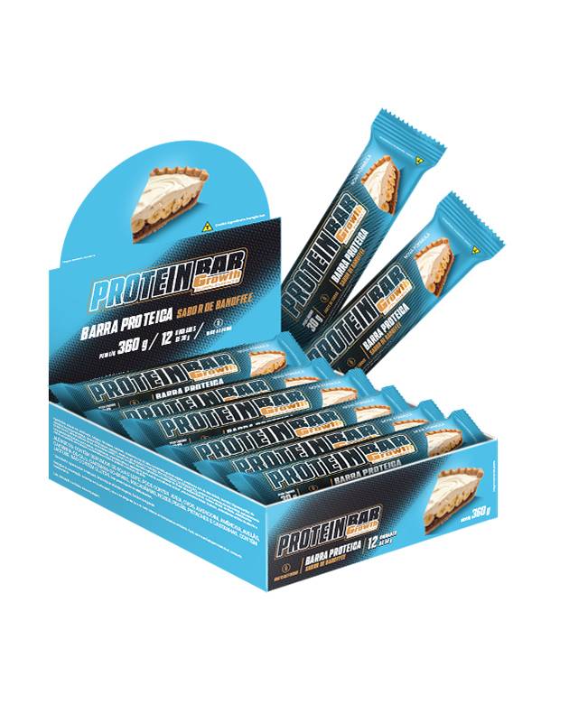 Protein Bar Sabor Banoffee 30g - Display C/ 12 Un