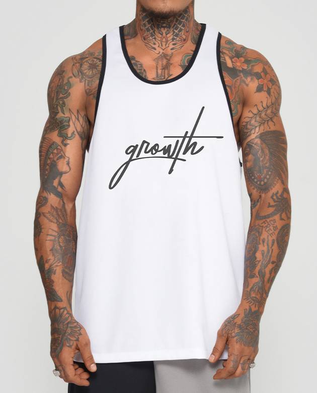 Regata Dry Growth Manuscrito Branco