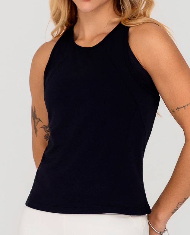 Regata Growth Nadador Soltinha Preto