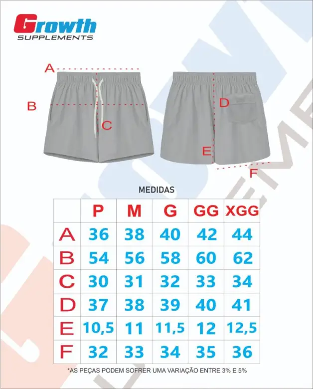 Short Banho Growth Manuscrito Verde Militar