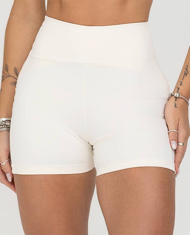 Short Growth Recorte Lateral Off White