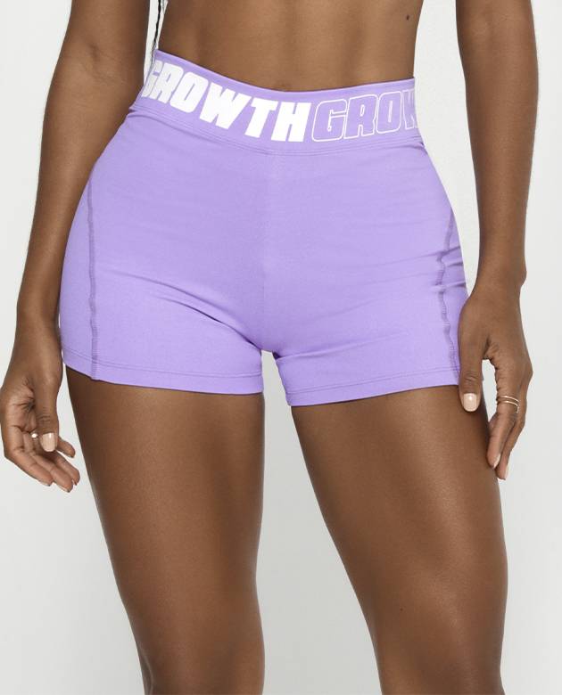 Short Lilas Ad Recorte Logo Growth