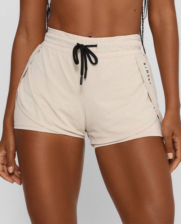 Shorts Duplo Growth Gip Bege Luna