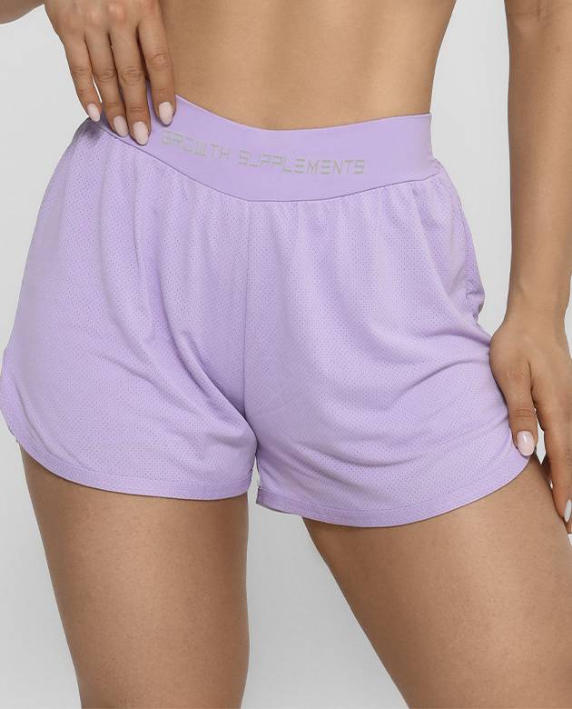 Shorts Duplo Growth Luar Lilas Aura