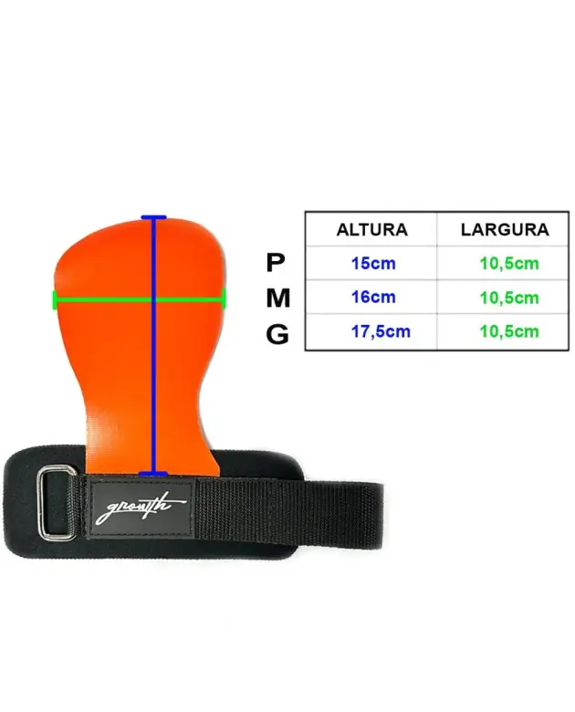 Strap Grip Crossfit Growth Manuscrito (Par)