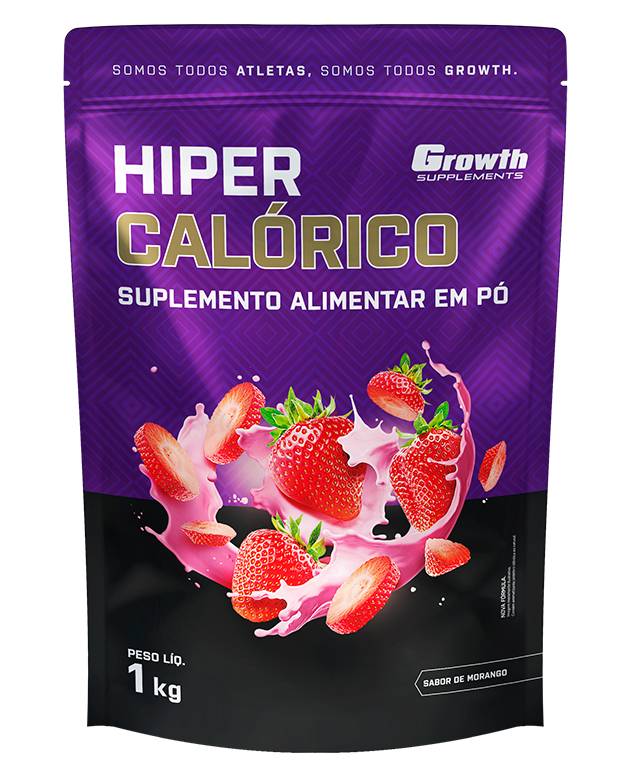 (TOP) Hipercalórico Sabor Morango 1Kg