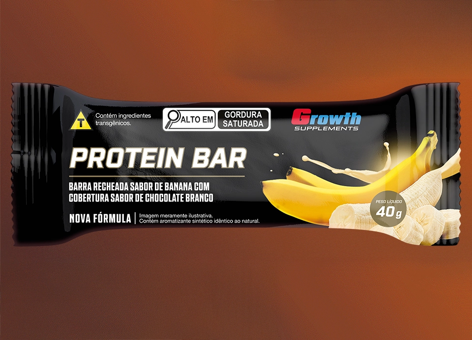 Growth Protein Bar com recheio
