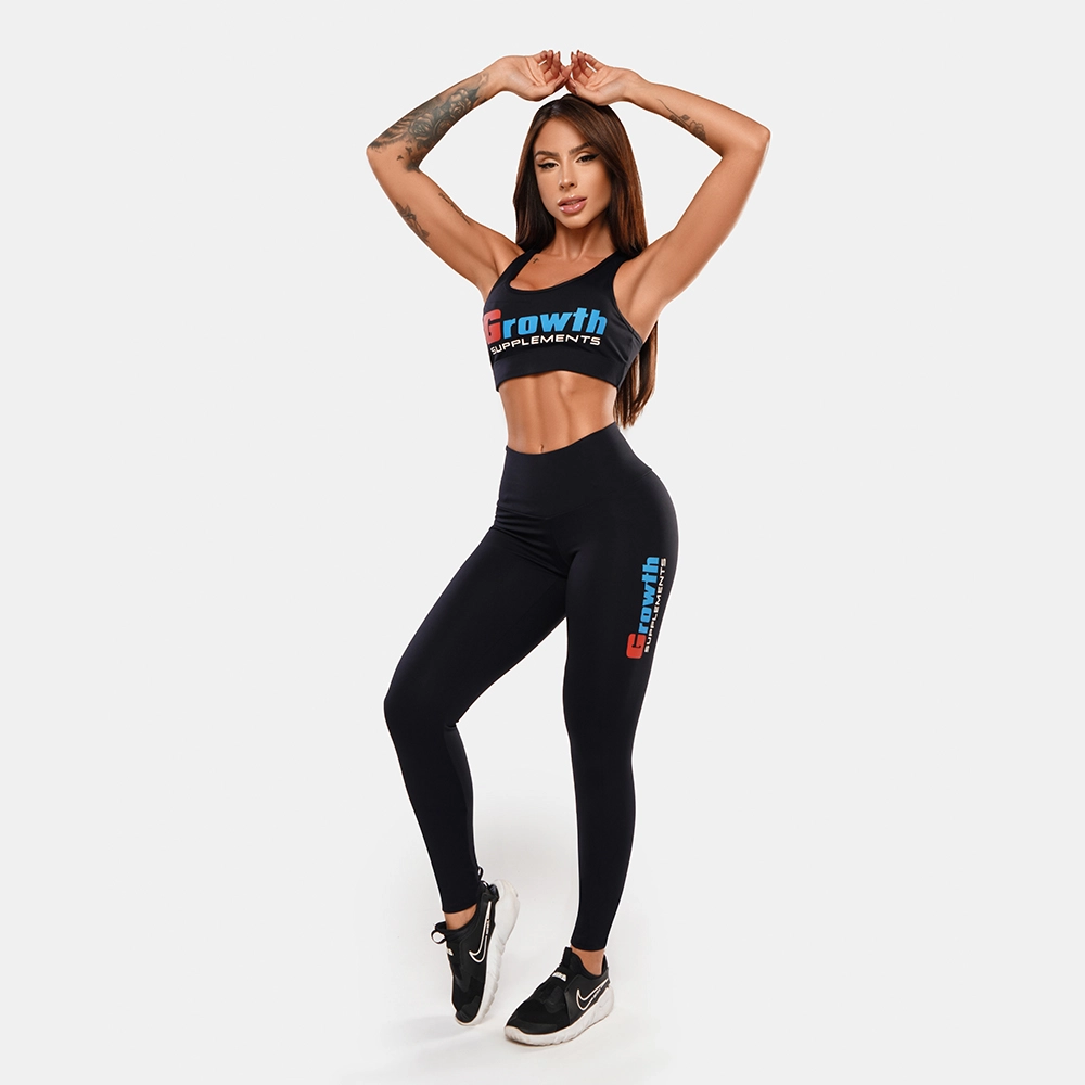 Legging Preta Logo Growth