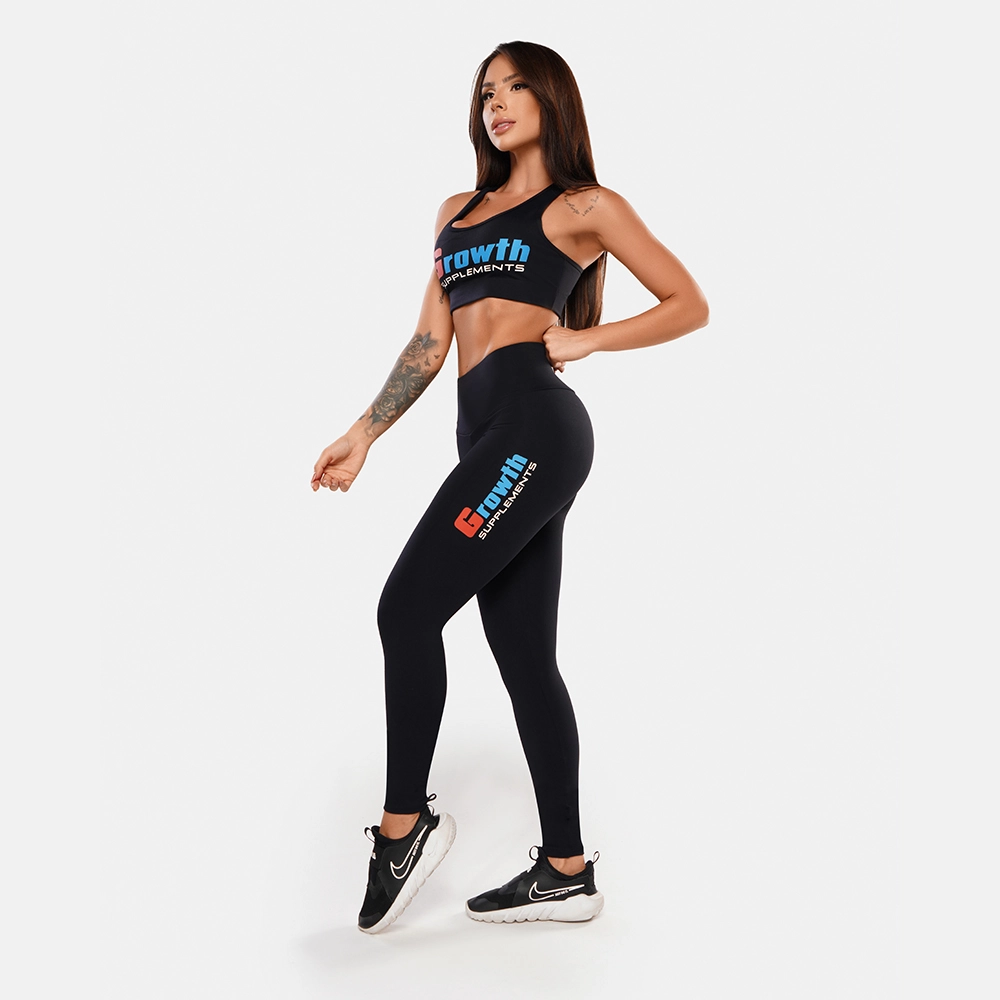 Legging Preta Logo Growth