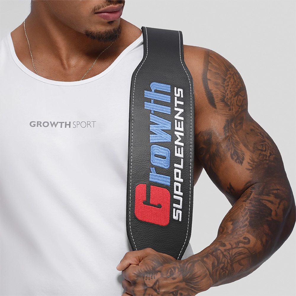 Cinturão Couro Growth Supplements - Team Growth