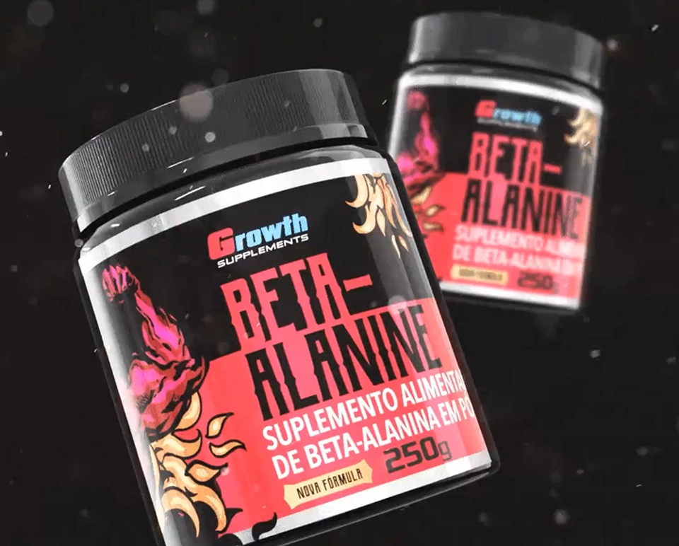 Beta-Alanina Em Pó 250 g - Growth Supplements
