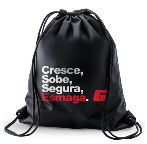 Foto do produto SACOLA TIPO MOCHILA CRESCE, SOBE, SEGURA, ESMAGA.