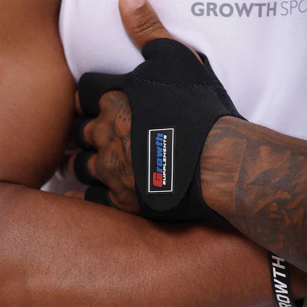Luva De Treino Preta Growth (Par)