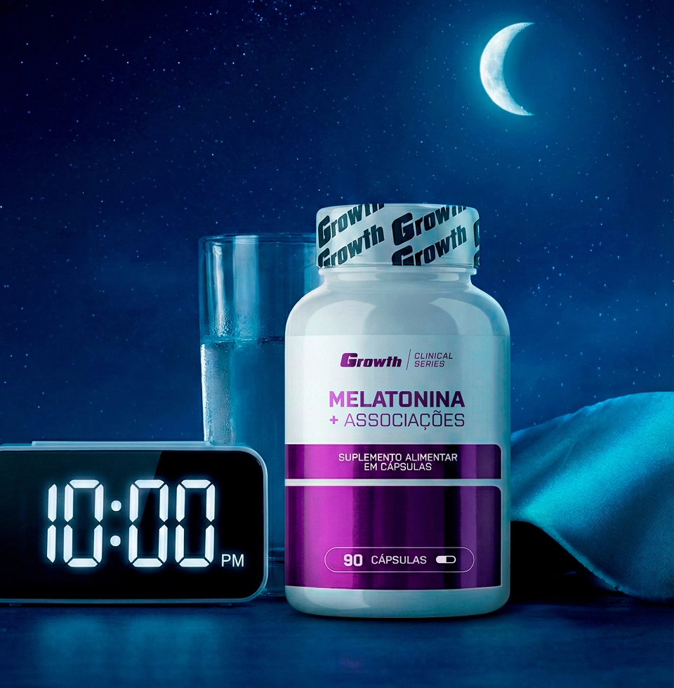 Melatonina + Associações da Growth Supplements