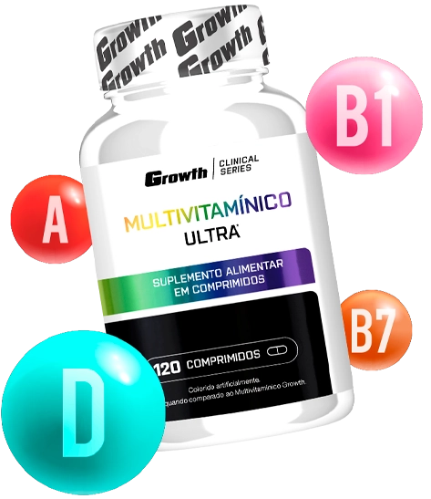 GROWTH SUPPLEMENTS - Embalagem Multivitamínico Ultra