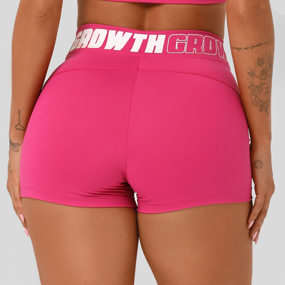 Short Pink Ad Recorte Logo Growth