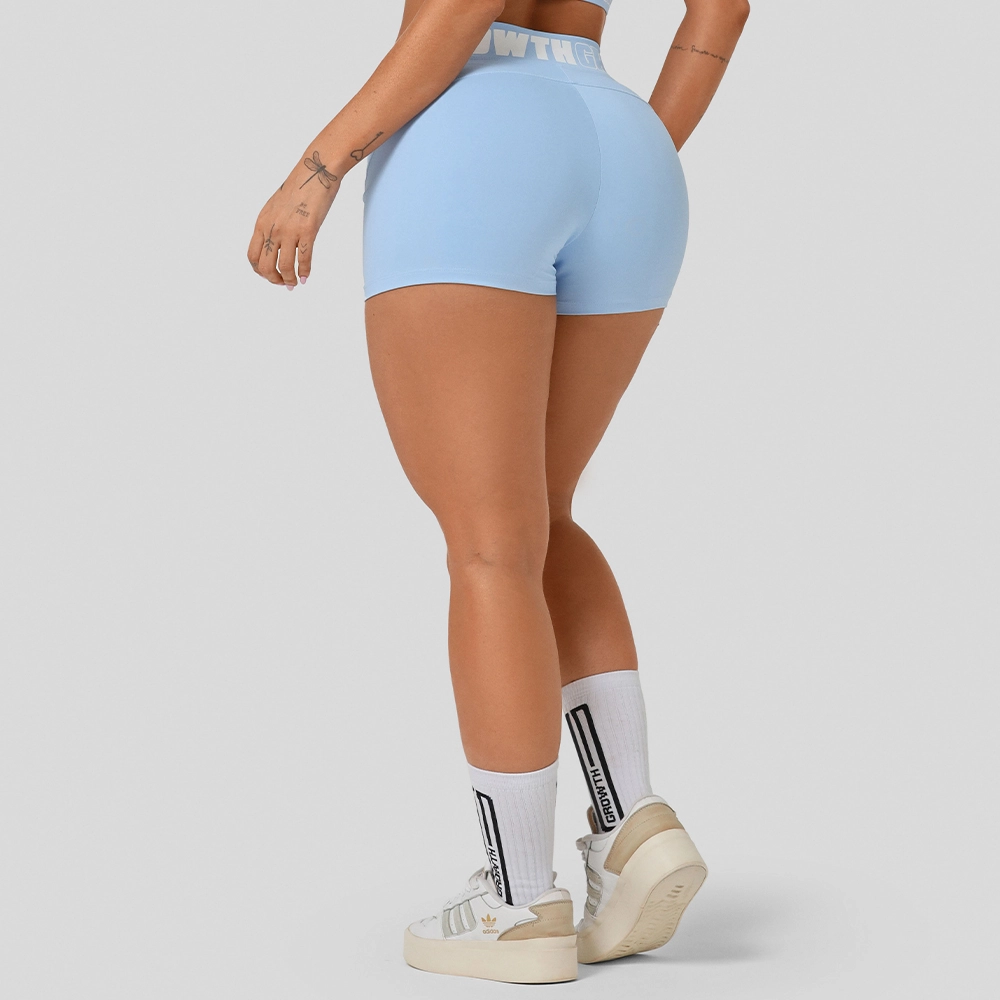 Short Azul Bebe Ad Recorte Logo Growth