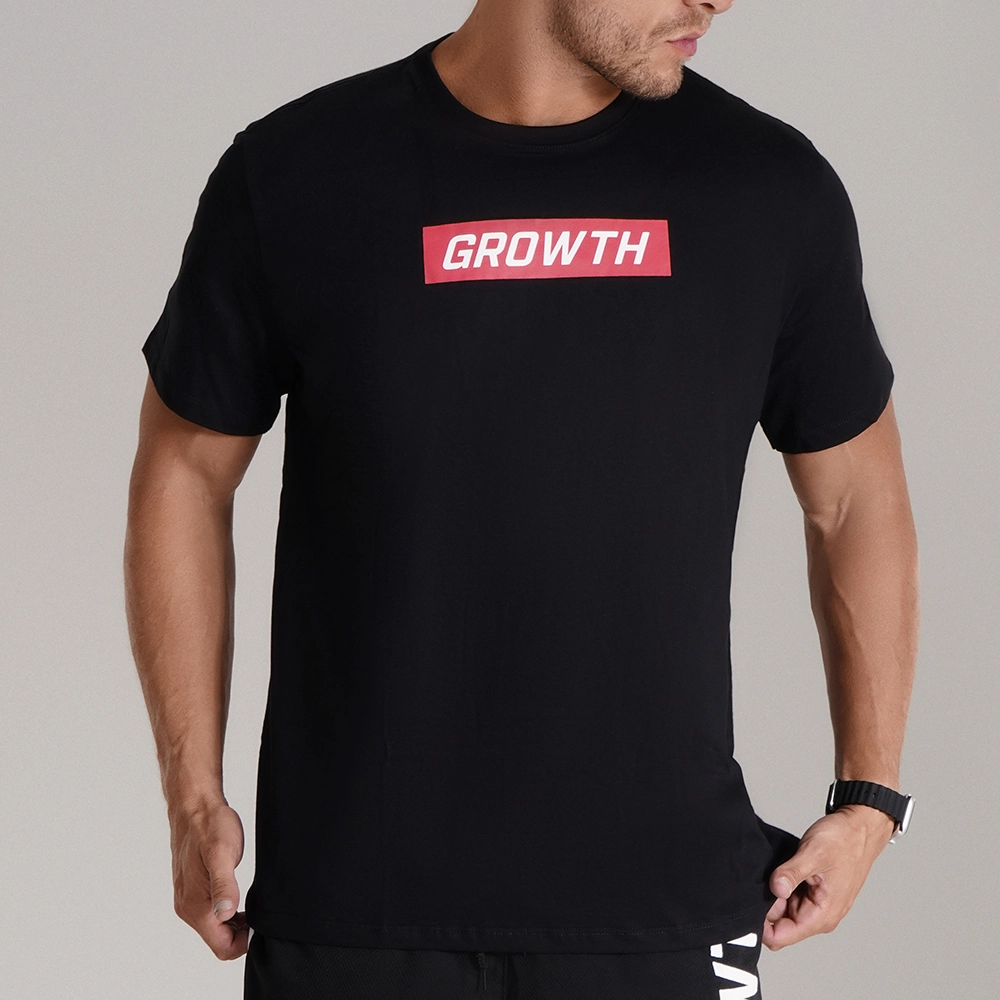 Camiseta Preta Growth Red