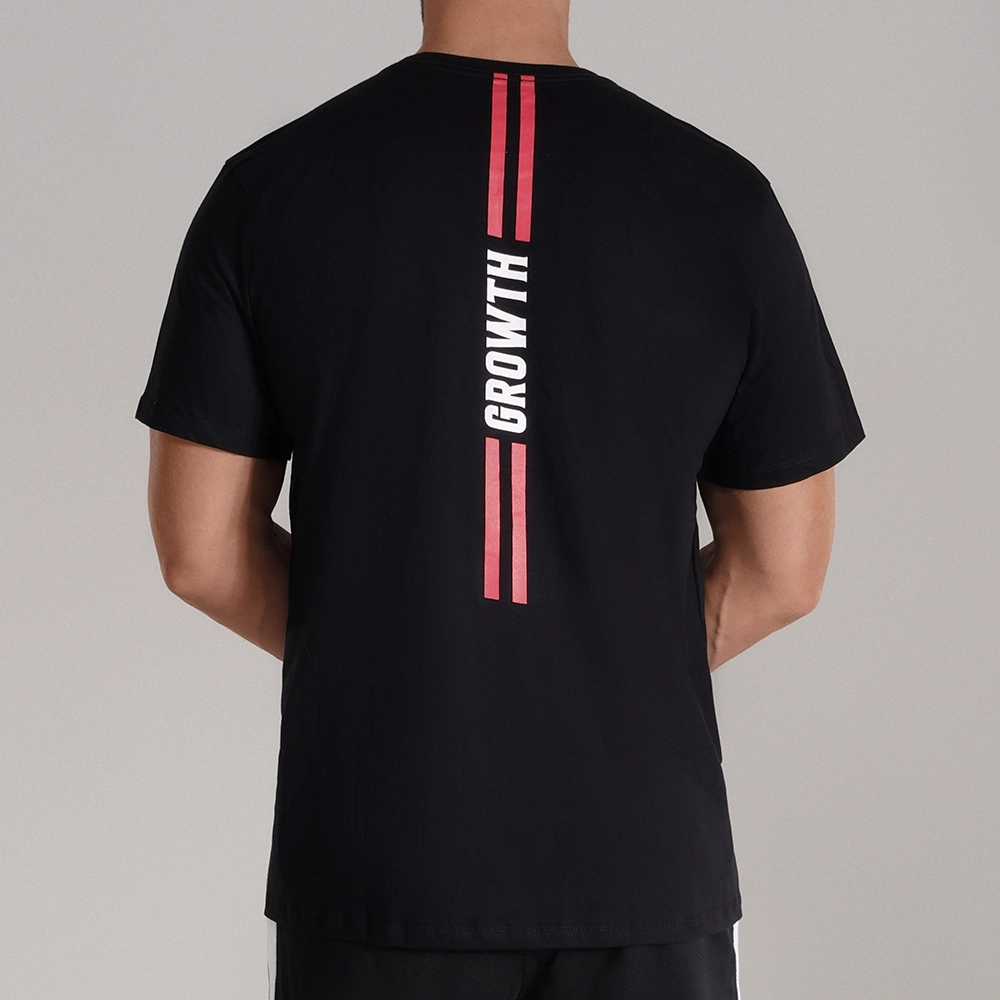 Camiseta Preta Growth Red