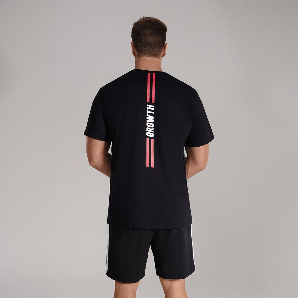 Camiseta Preta Growth Red