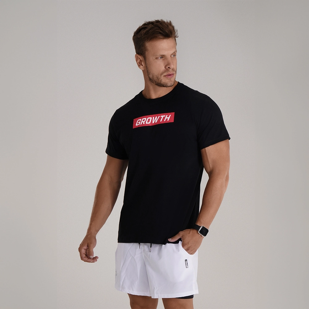 Camiseta Preta Growth Red