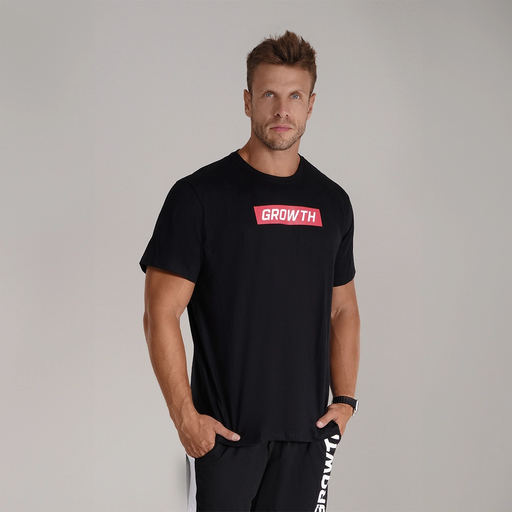 Camiseta Preta Growth Red