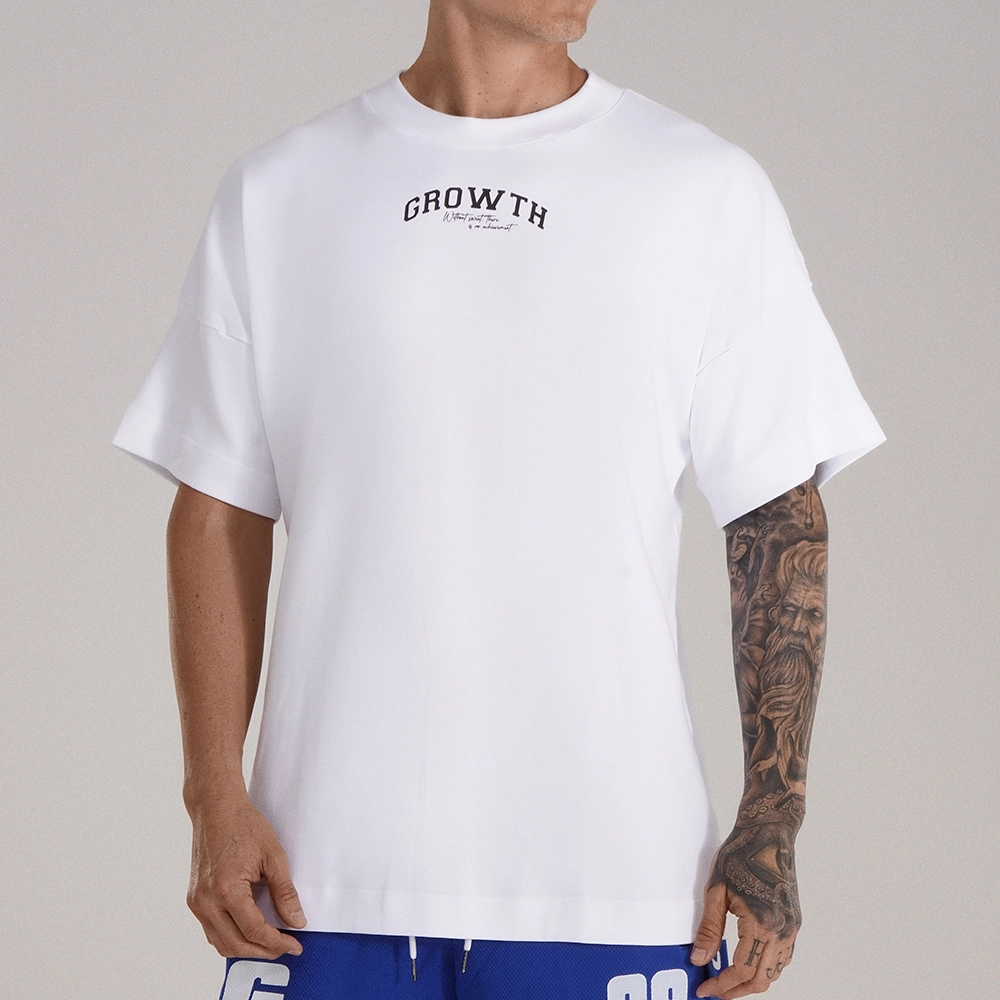 Camiseta Branca Growth Oversized Achievement