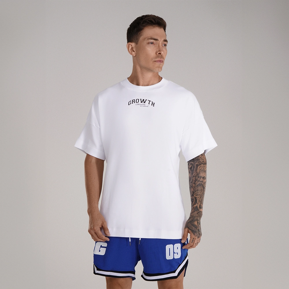 Camiseta Branca Growth Oversized Achievement