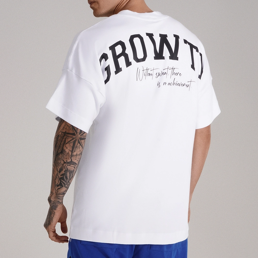 Camiseta Branca Growth Oversized Achievement