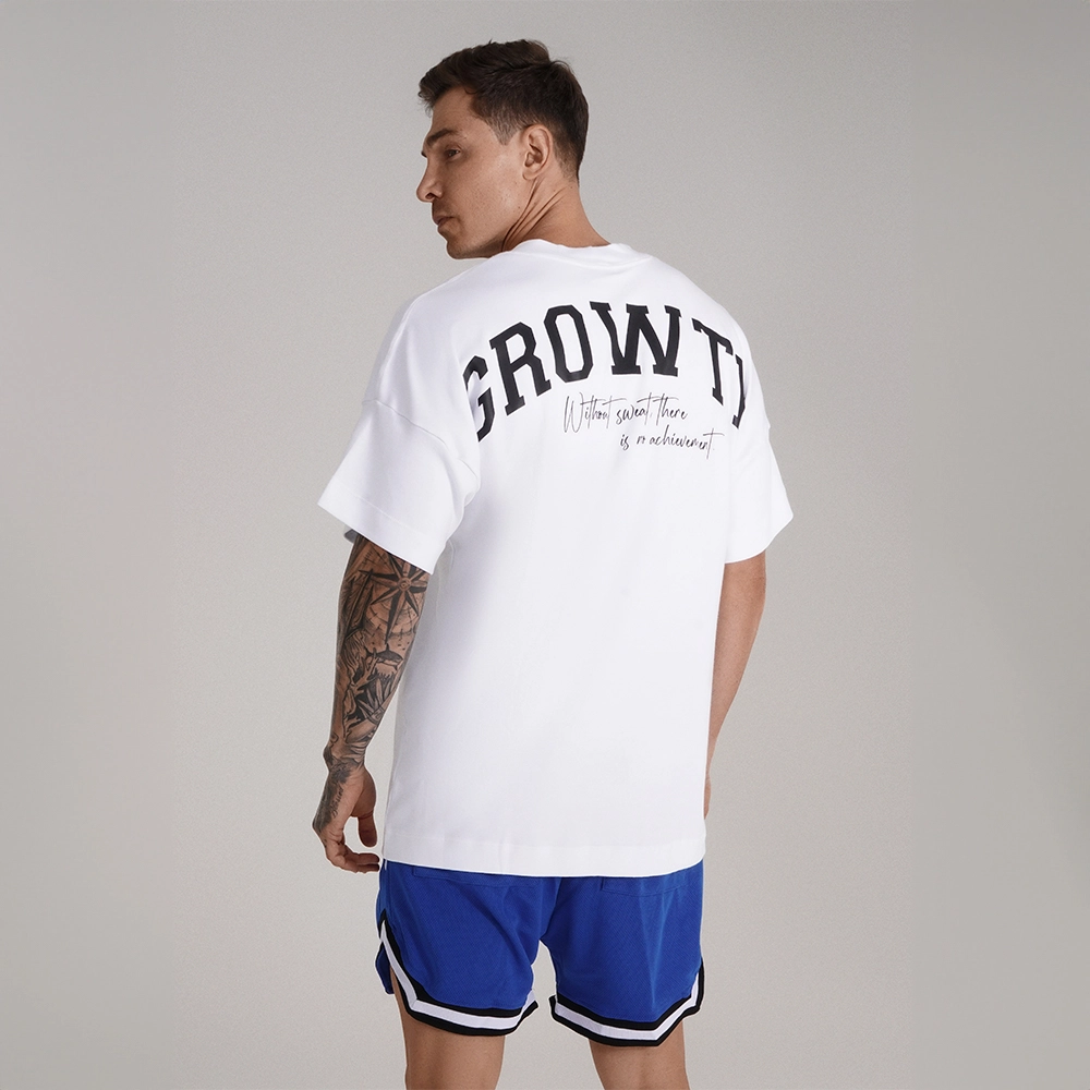 Camiseta Branca Growth Oversized Achievement