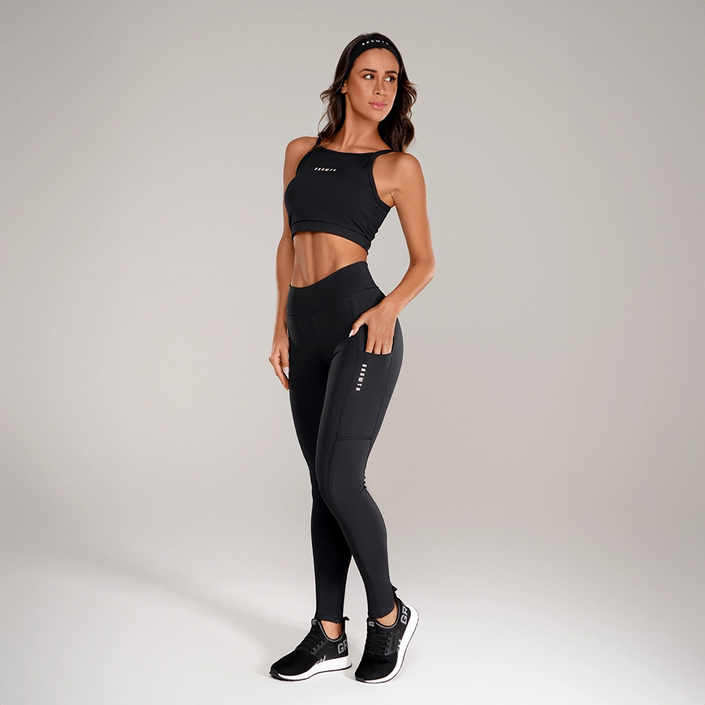Legging Growth Beaut Preto