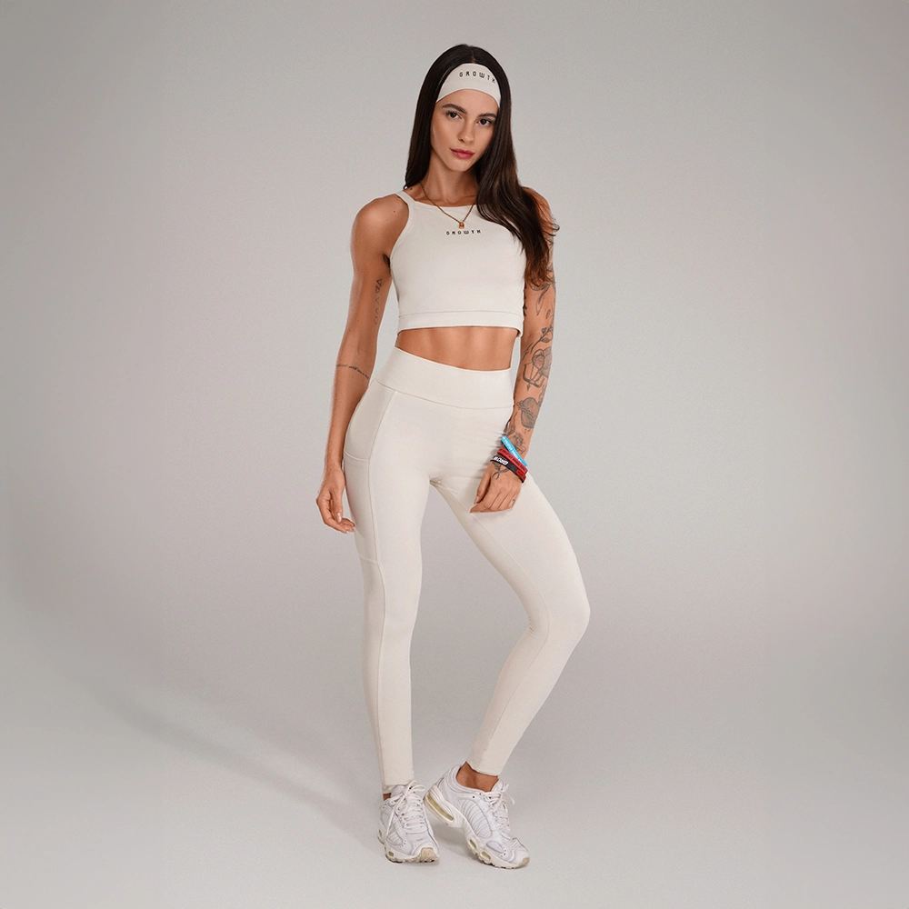 Legging Growth Beaut Bege Claro