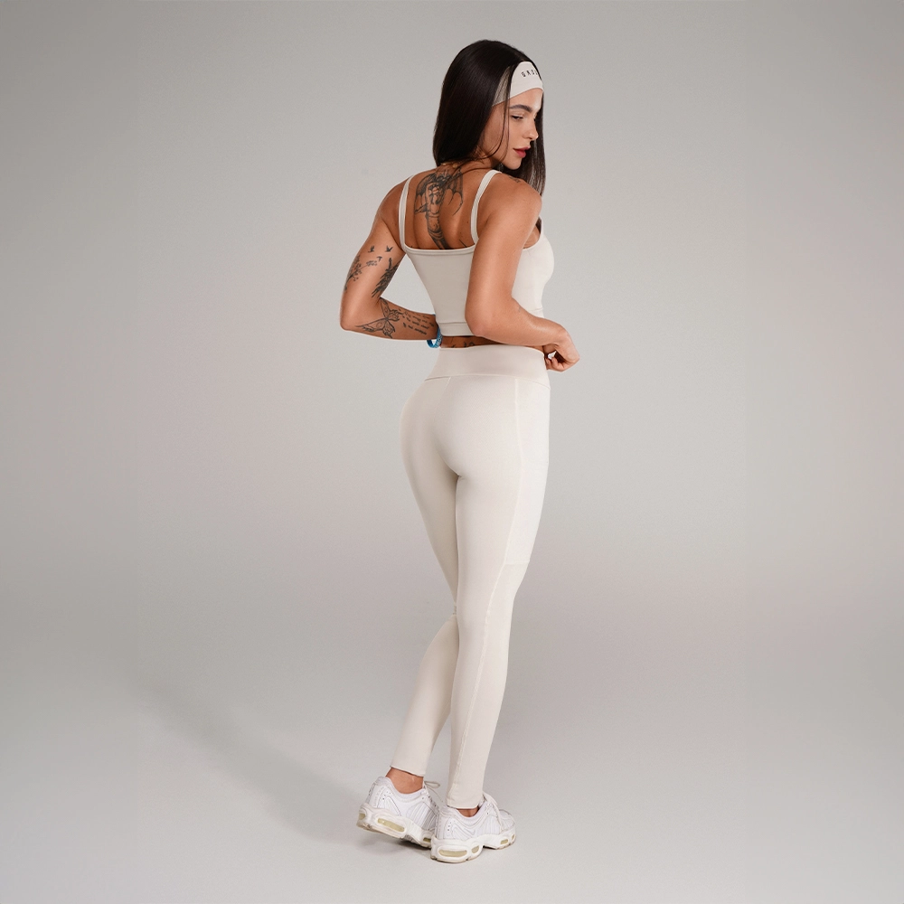 Legging Growth Beaut Bege Claro