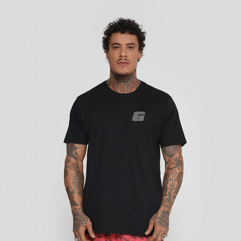 Camiseta Preta Growth Logo G