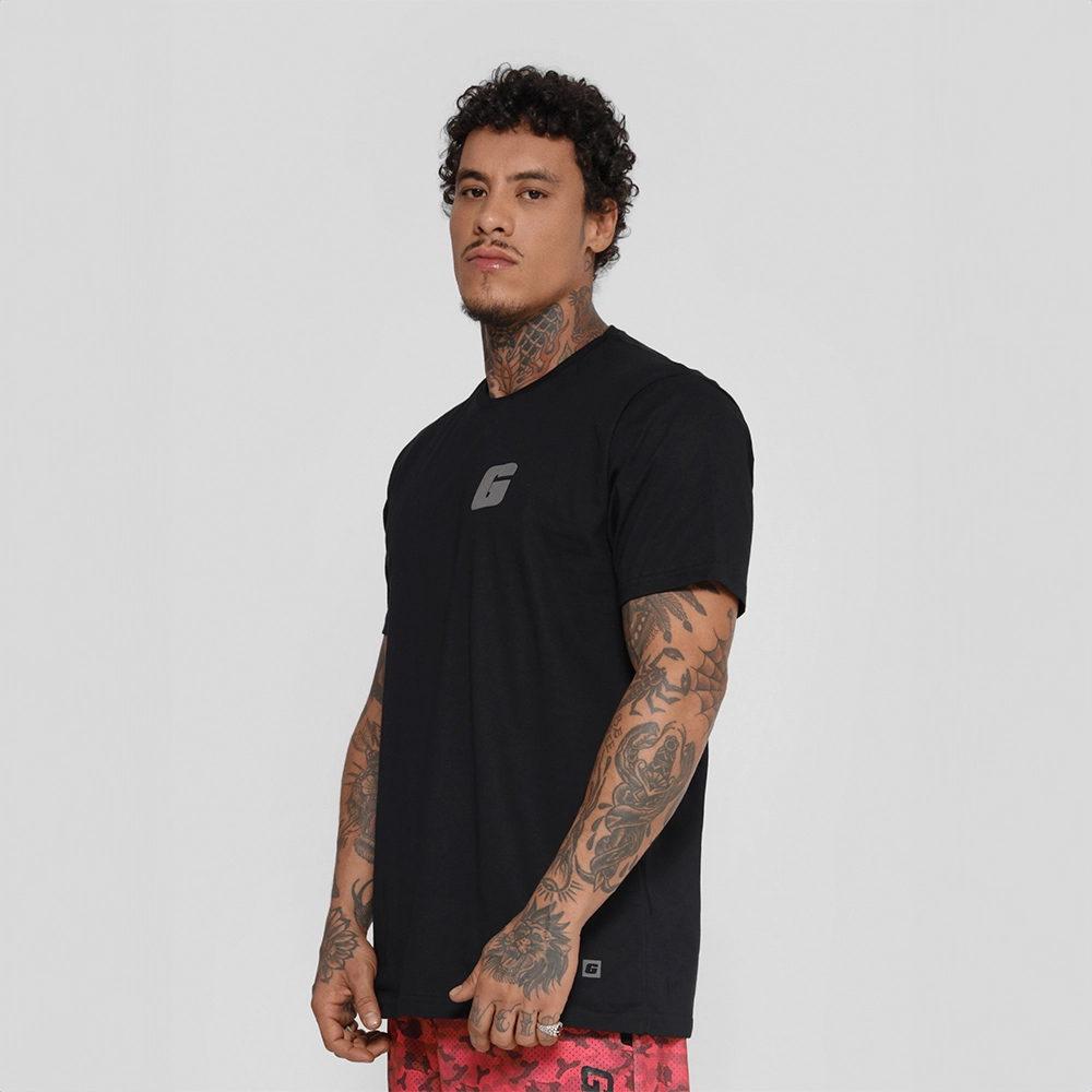 Camiseta Preta Growth Logo G