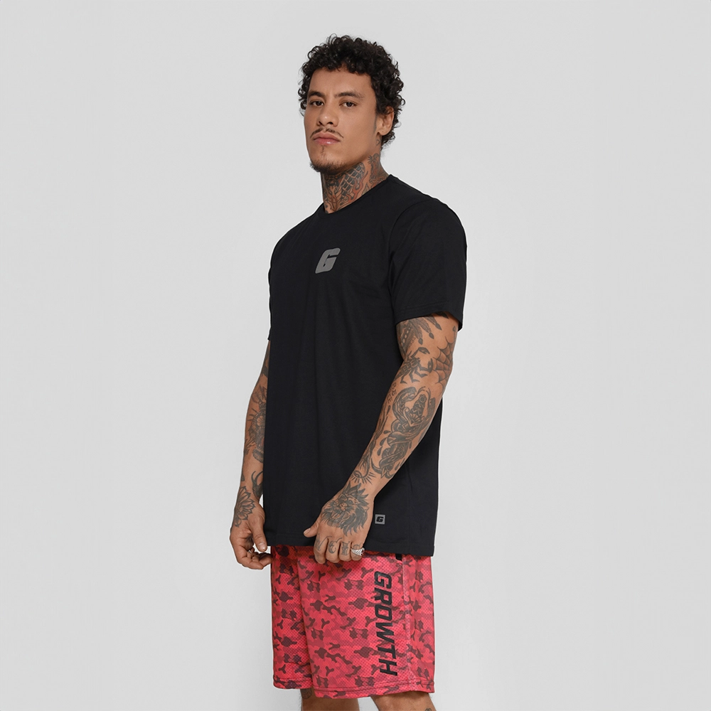 Camiseta Preta Growth Logo G