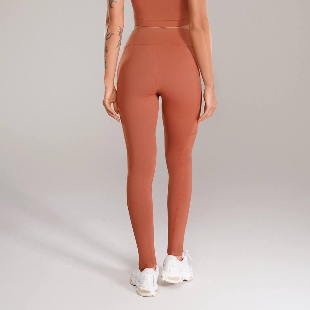 Legging Growth Beaut Marrom Cocoa