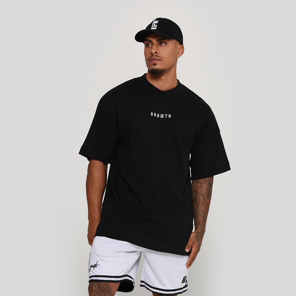 Camiseta Growth Oversized Under Preto