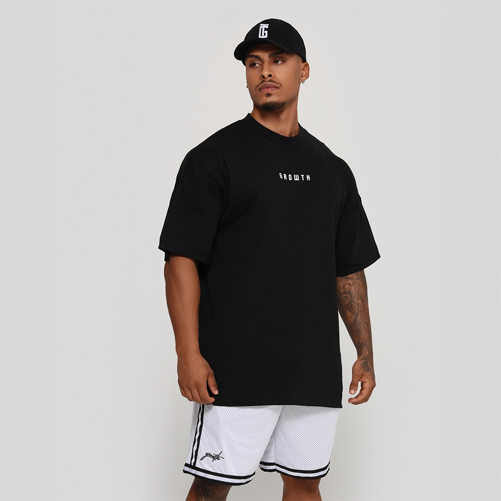 Camiseta Growth Oversized Under Preto