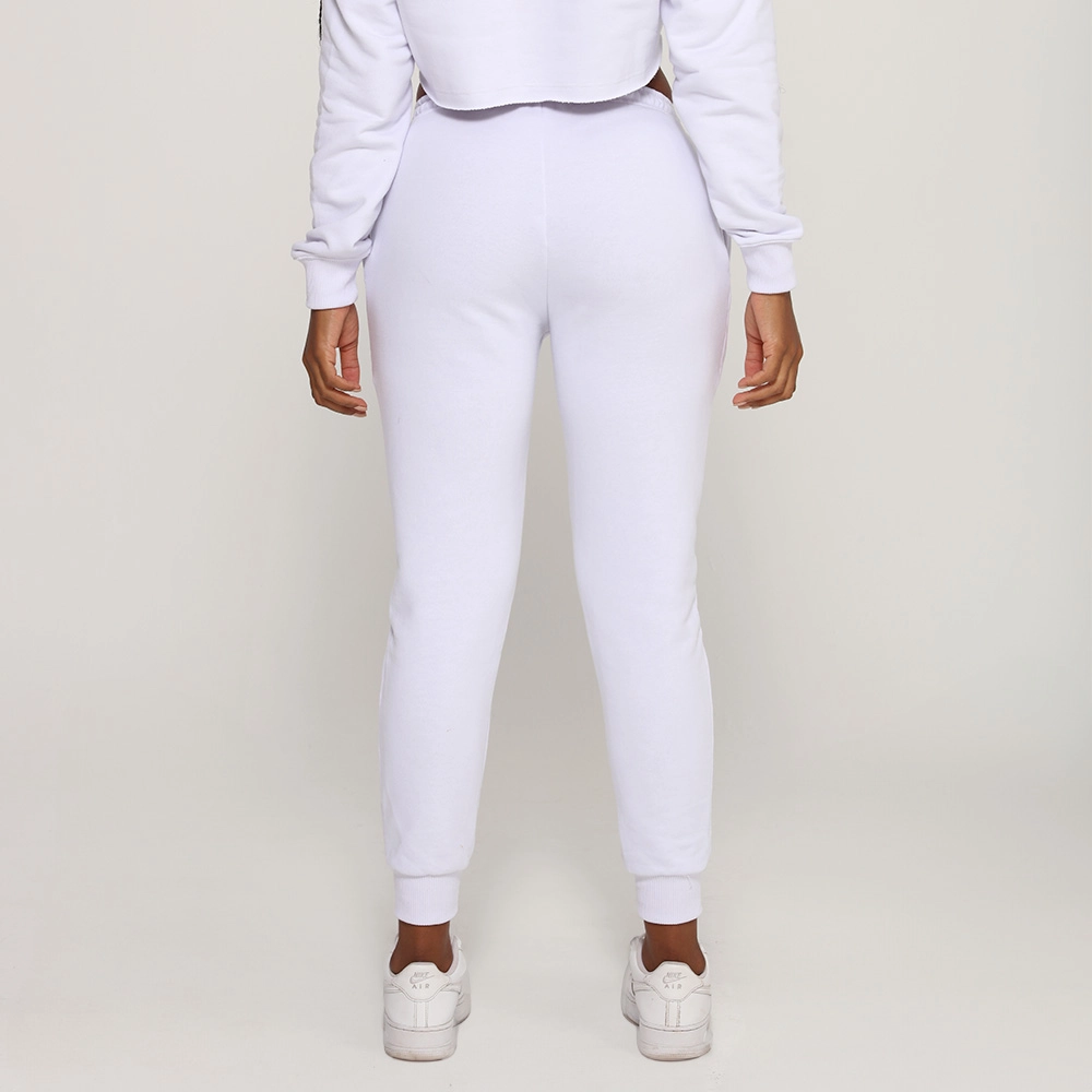Calça Moletom Growth Manuscrito Branco