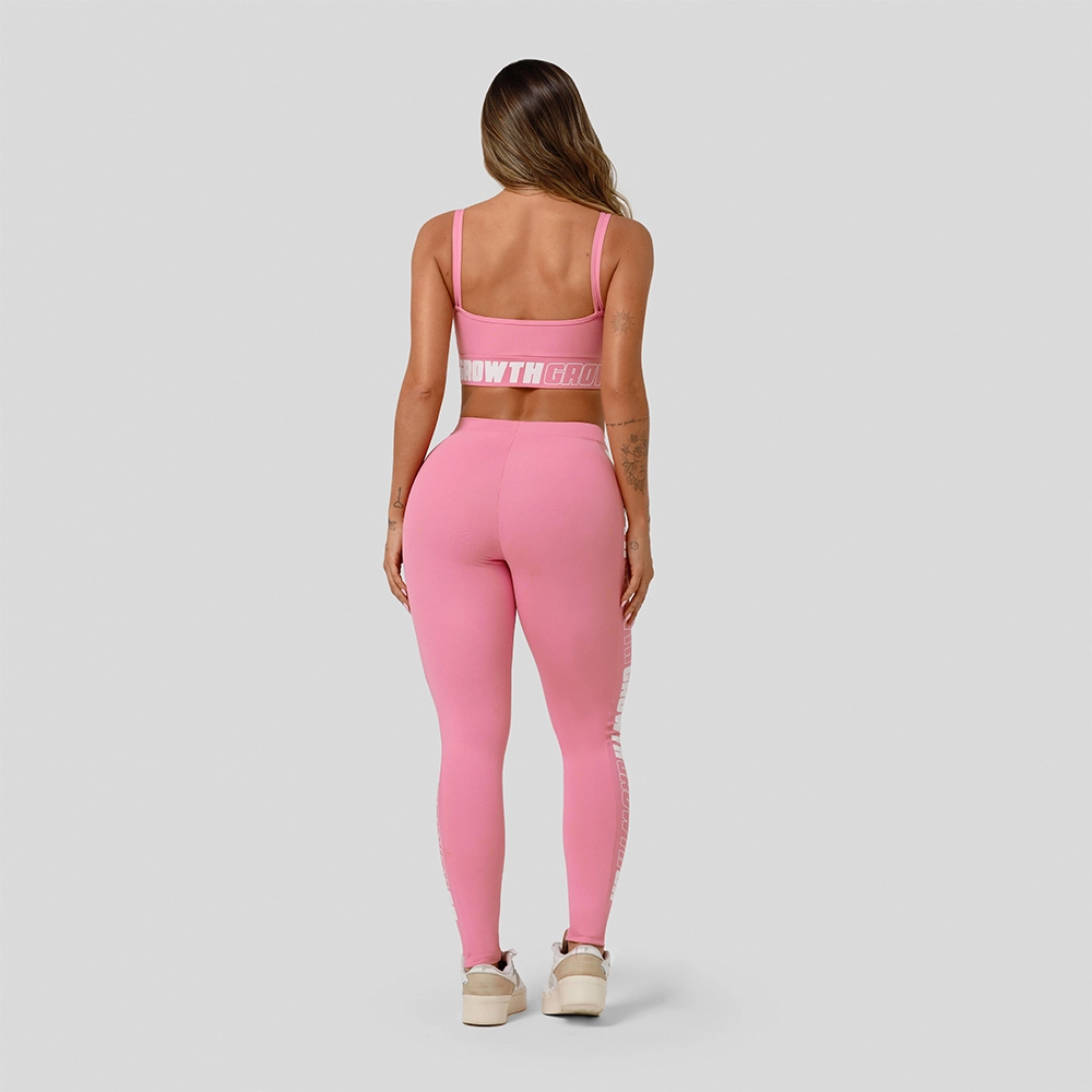 Legging Rosa Claro Ad Recorte Logo Growth