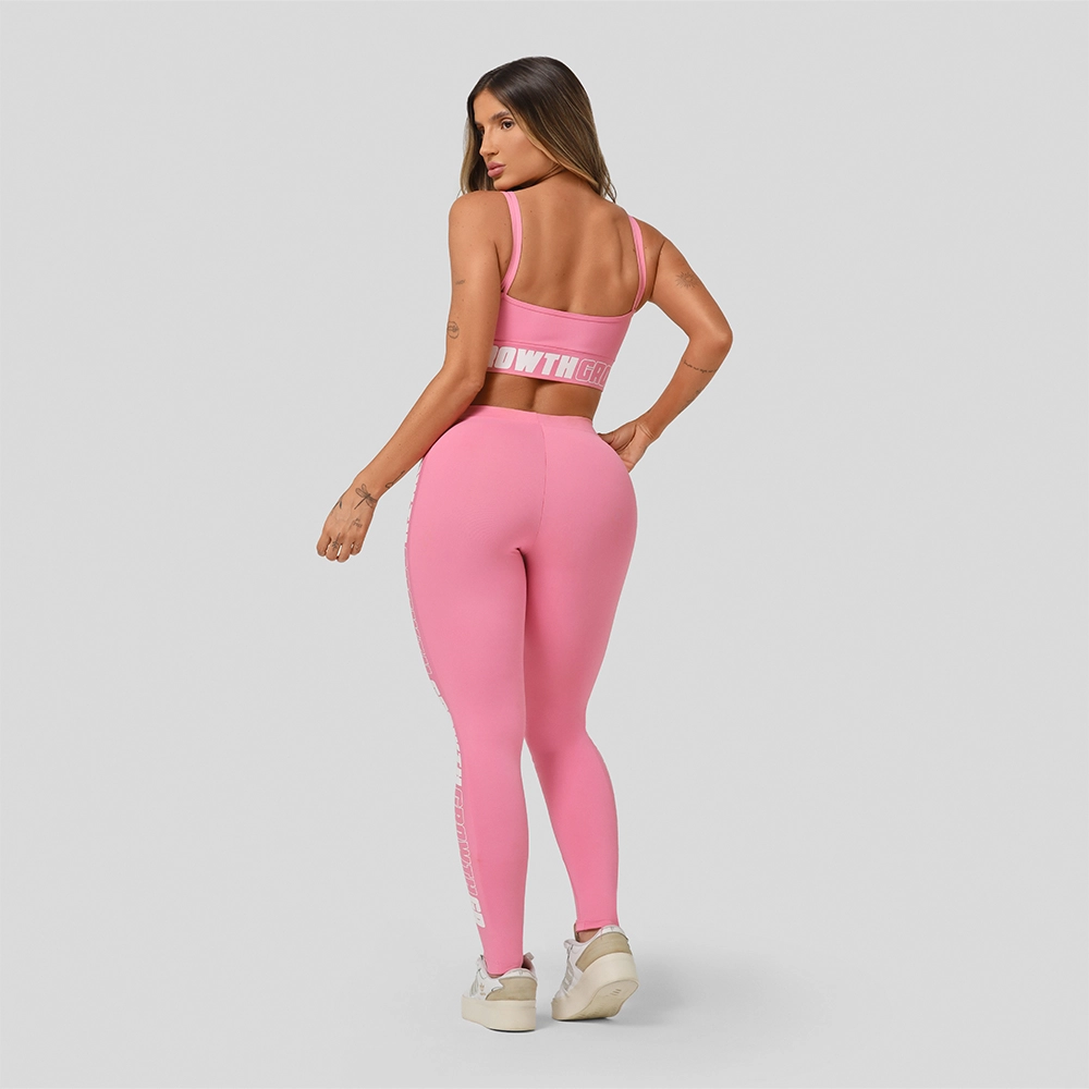 Legging Rosa Claro Ad Recorte Logo Growth