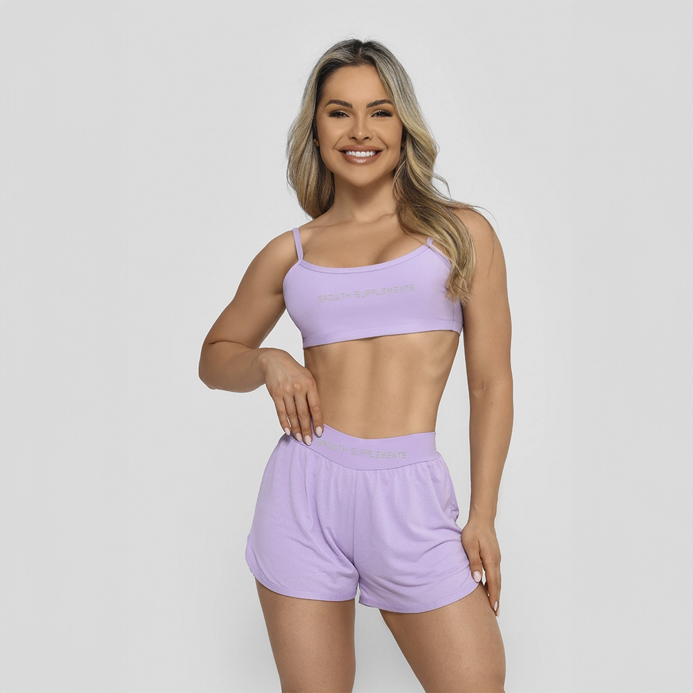 Shorts Duplo Growth Luar Lilas Aura