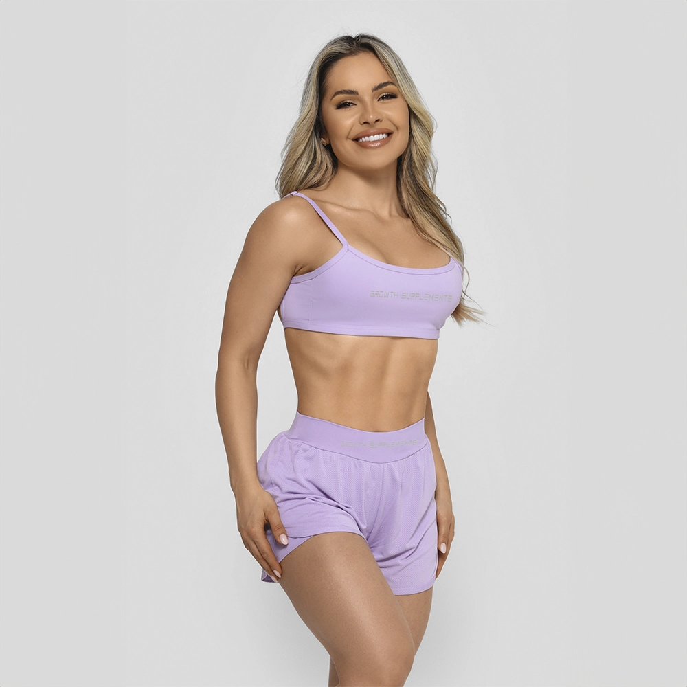Shorts Duplo Growth Luar Lilas Aura
