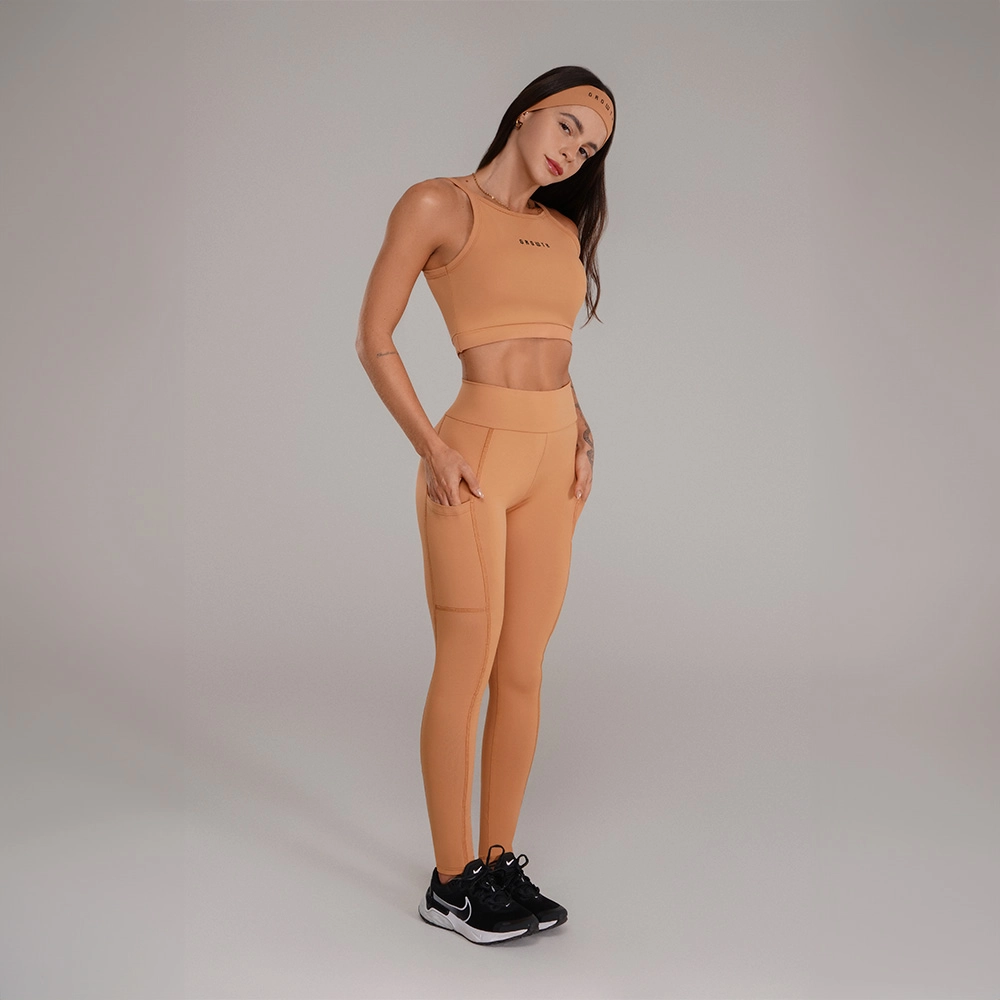 Legging Growth Beaut Marrom Frap