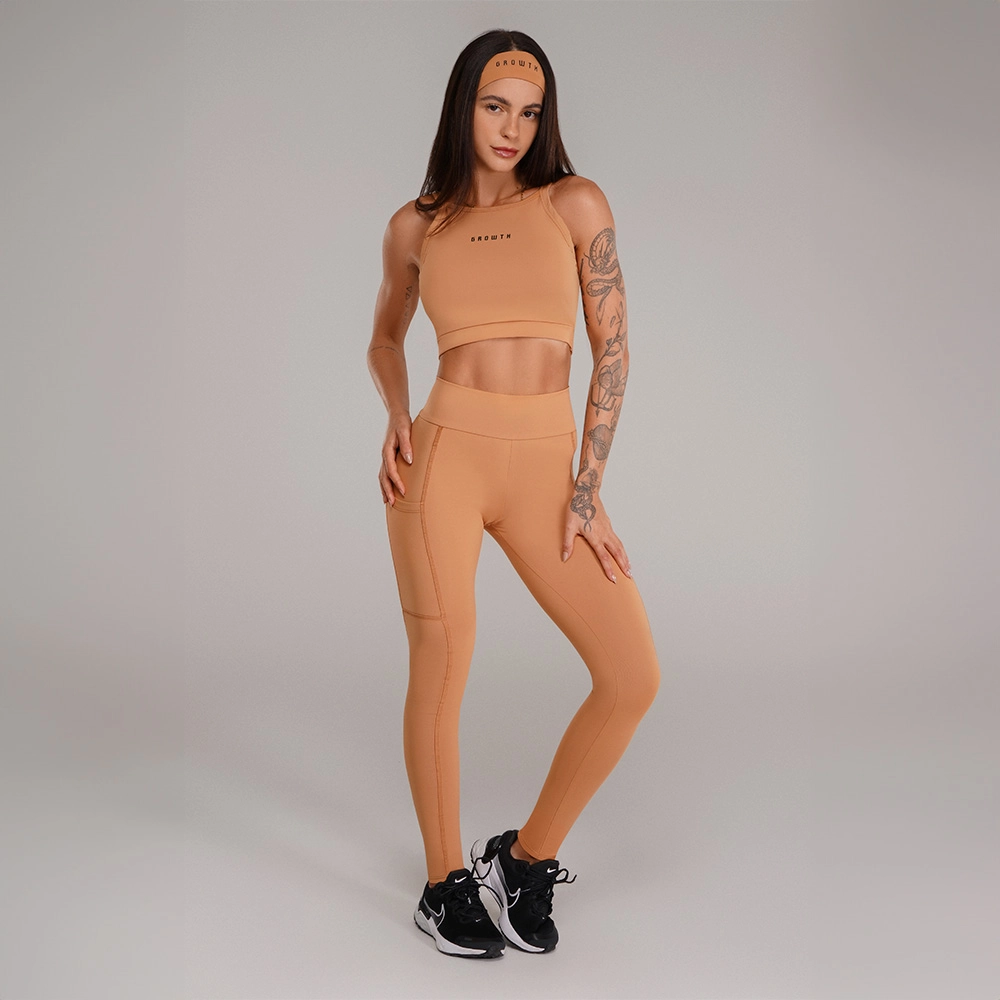 Legging Growth Beaut Marrom Frap